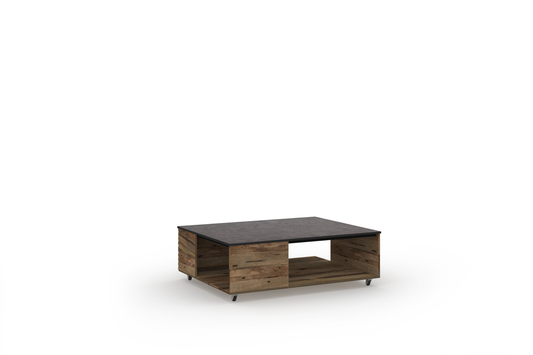 AIKO Multifit Table, Drift Look Teak - Original Finish, HPL Slate