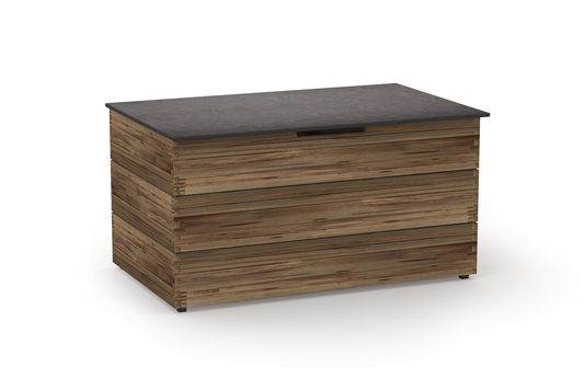 AIKO Box, Drift Look Teak - Original Finish, HPL Slate