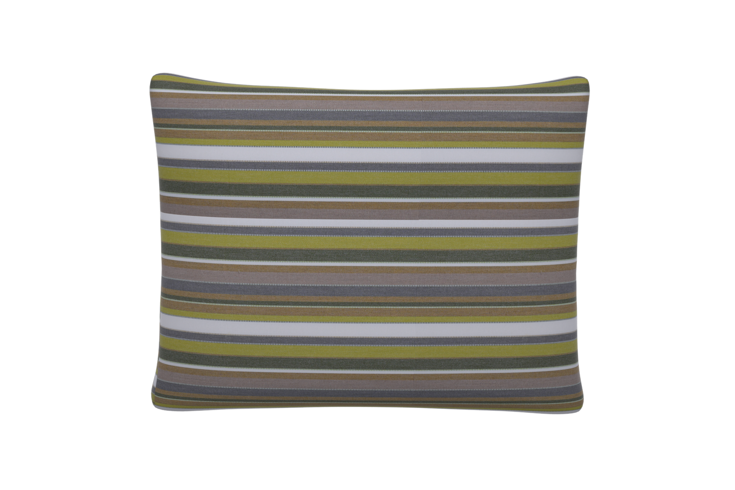 BULLNOSE Style Deco Cushion 24"x16" Cushion Sunbrella Stripes Carousel