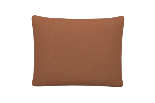 BULLNOSE Style Deco Cushion 24"x16" Cushion Sunbrella Canvas Coral